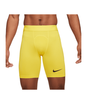 Nike Pro Strike Short Gelb Schwarz F719 - gelb