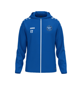 JAKO One Kapuzenjacke Blau F400