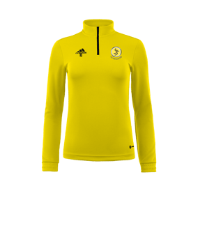 Sweatshirt adidas Entrada 22 Demi-Zip femmes jaune 
