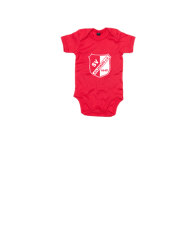 Merch Baby Body Red | #logo1c