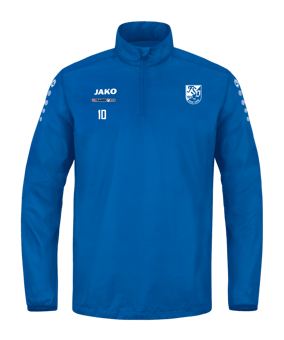 JAKO Team Rainzip Sweatshirt Blau F400