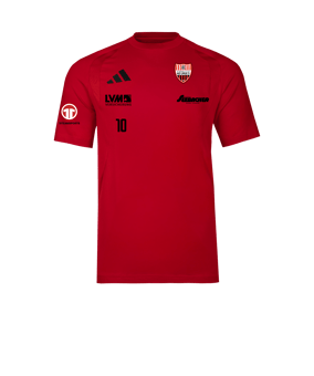adidas Tiro Travel T-Shirt Rot