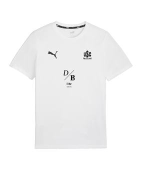 PUMA teamGOAL Casuals T-Shirt Weiss F04