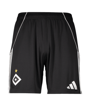 adidas Hamburger SV Short Away 2025/2026 Schwarz - schwarz