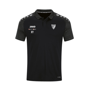 JAKO Performance Polo Damen Schwarz Grau F804