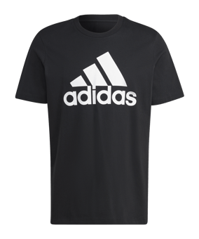 adidas Essentials Single Jersey Big Logo Tee Black - schwarz