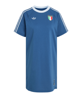 adidas FIGC Italien Originals Kleid Damen Blau - blau