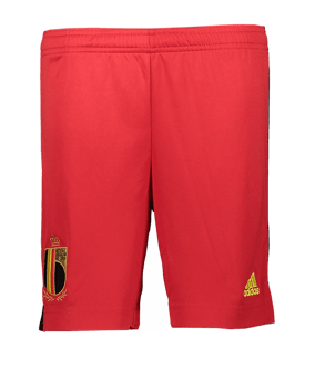 adidas Belgien Short Home EM 2020 Kids Rot - rot