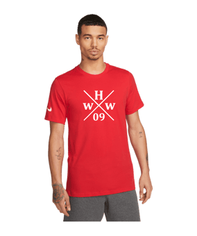 Nike Park 20 T-Shirt Rot Weiss F657