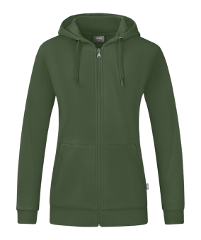 JAKO Organic Kapuzenjacke Damen Grün F240