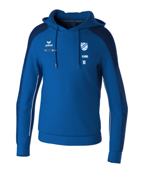 Erima Evo Star Hoody Blau