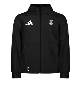 adidas Entrada 26 Regenjacke Schwarz