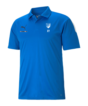 PUMA teamLIGA Sideline Polo Blau F02