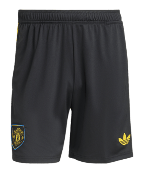 adidas Manchester United Short 3rd 2025/2026 Schwarz - schwarz