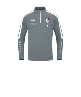 JAKO Power Sweatshirt Kids Grau Weiss F840