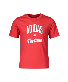adidas Fortuna Düsseldorf Löwenzahnweg T-Shirt Enfants Rouge - rouge