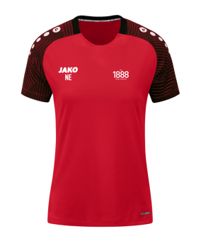 JAKO Performance T-Shirt Damen Rot Schwarz F101