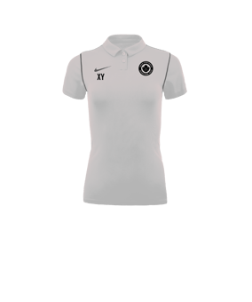 Nike Park 20 Poloshirt Damen Weiss Schwarz F100