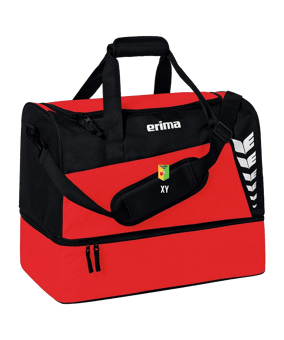Erima Six Wings Sporttasche mit Bodenfach Gr.M Rot