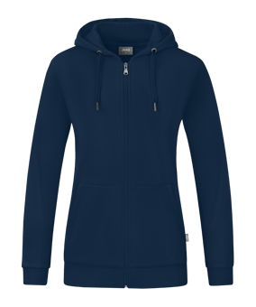 JAKO Organic Kapuzenjacke Damen Blau F900