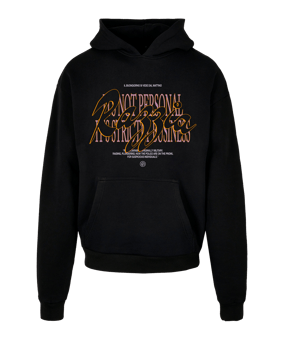 Mister Tee Razzia Oversized Hoody Schwarz - schwarz