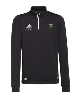 adidas Entrada 22 HalfZip Sweatshirt Kids Schwarz