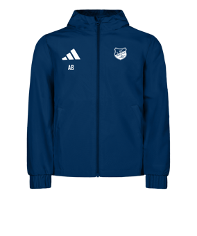 adidas Entrada 26 Regenjacke Dunkelblau