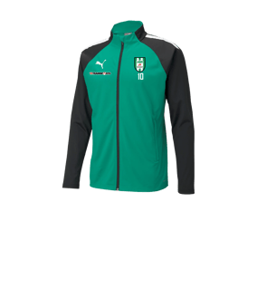 PUMA teamLIGA Trainingsjacke Kids Grün Schwarz F05