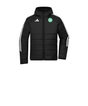 adidas Tiro 24 Winterjacke Kids Schwarz Weiss