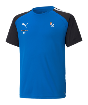 PUMA teamPACER Trikot Kids Blau Schwarz F02