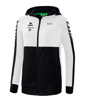 Erima Six Wings Kapuzenjacke Damen Schwarz