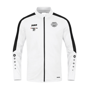 JAKO Power Polyesterjacke Weiss Schwarz F000