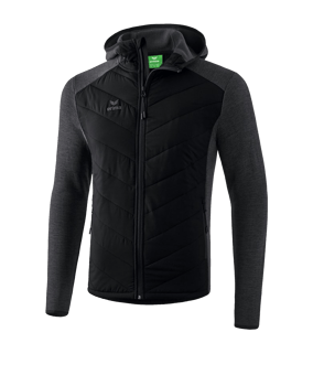 Erima Steppjacke Kids Schwarz - schwarz