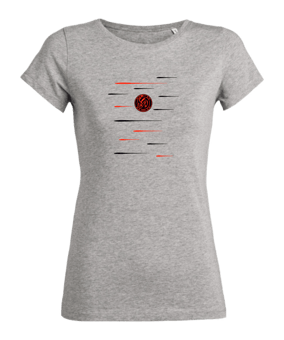 Stanley & Stella Expresser 2.0 T-Shirt Damen Grau | #lines