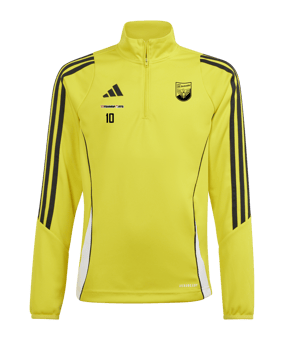 adidas Tiro 24 Trainingstop Kids Gelb Weiss