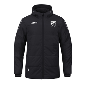 JAKO Team Coach Kapuzenjacke Schwarz F800