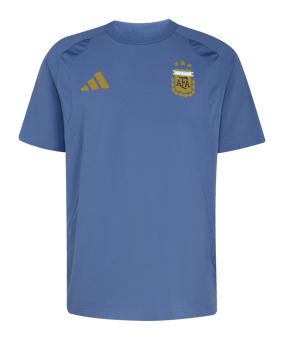 adidas Argentinien Tiro Travel T-Shirt Blau - blau