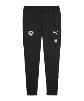 PUMA teamGOAL Slim Trainingshose Schwarz Weiss F03