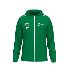 JAKO One Kapuzenjacke Grün F200