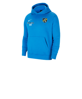 Nike Park 20 Fleece Hoody Kids Blau Weiss F463