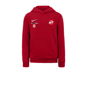Nike Park 20 Fleece Hoody Kids Rot Weiss F657