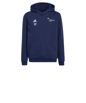 adidas Entrada 22 Hoody Kids Blau