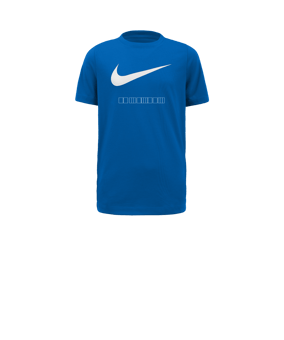 T-shirt enfants Nike Park bleu blanc F463 