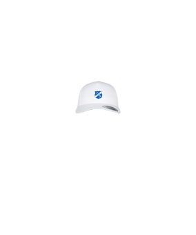Merch 5 Panel Retro Trucker Cap Weiss | #logo4c