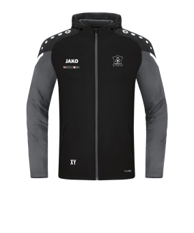 JAKO Performance Kapuzenjacke Schwarz F804