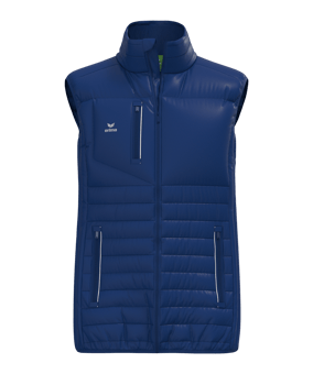 Erima CMPT Puffer Weste Blau - blau