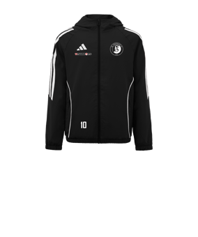 adidas Tiro 24 Windbreaker Kids Schwarz Weiss