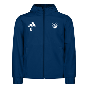 adidas Entrada 26 Regenjacke Dunkelblau