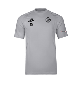 adidas Tiro Travel T-Shirt Grau