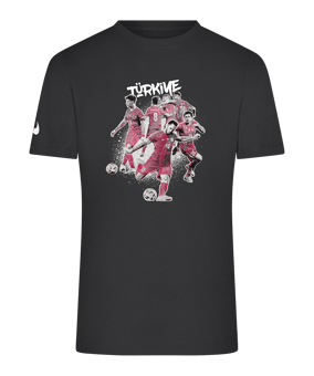 Nike Turkey TFF Team Proud T-Shirt Kids Schwarz F010